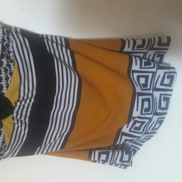 J.T.B. Beaded Criss Cross Back Tank Top Sz L - Picture 3 of 7